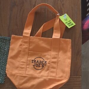 Trader Joe's Orange Tote Bag